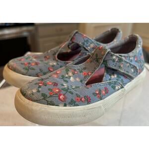 Keds Floral Mary Jane Sneakers - Kids Size 11M - Cute & Comfy!